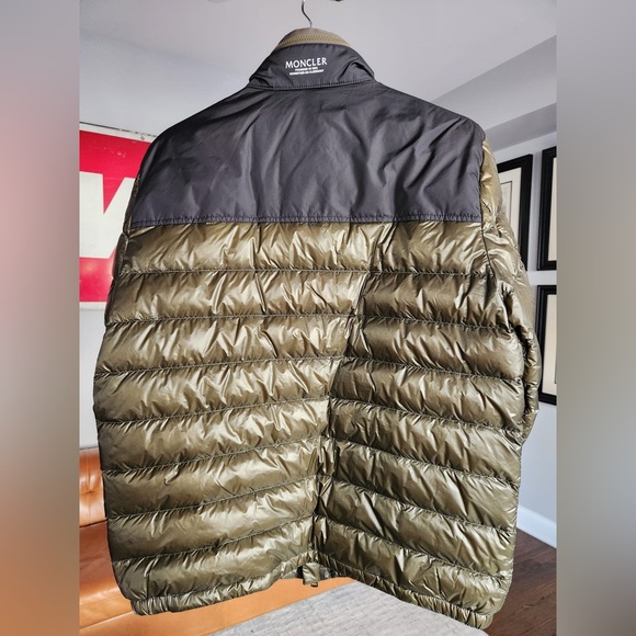 Moncler Khaki Silvere Down Jacket - Picture 3 of 7